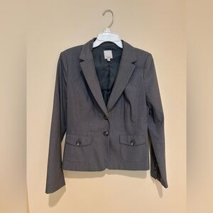 Halogen Charcoal Striped Women's Blazer Size 10